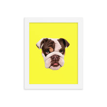 Load image into Gallery viewer, Animated Pup Framed Poster