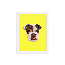 Load image into Gallery viewer, Animated Pup Framed Poster