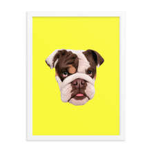 Load image into Gallery viewer, Animated Pup Framed Poster