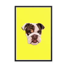 Load image into Gallery viewer, Animated Pup Framed Poster