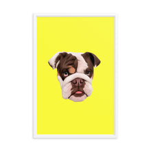 Load image into Gallery viewer, Animated Pup Framed Poster