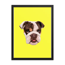 Load image into Gallery viewer, Animated Pup Framed Poster